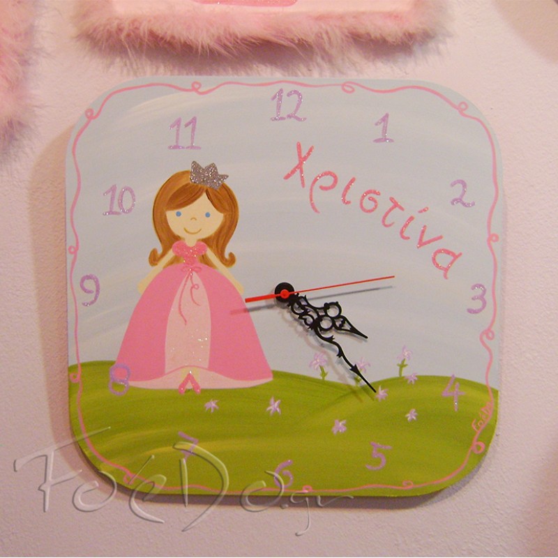 Princess wall clock Princess wall clock