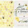Πρόσκληση βάπτισης 19070 our little hunny bee