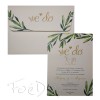 Προσκλητήριο γάμου κλαδιά ελιάς
