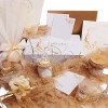 Μπομπονιέρα F948-Λευκό αρωματικό κερί floral meadow με λουλούδι Μπομπονιέρα F948-Λευκό αρωματικό κερί floral meadow με λουλούδι