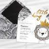 Πρόσκληση Λιονταράκι Βάπτιση Αγόρι Πρόσκληση Λιονταράκι Βάπτιση Αγόρι
