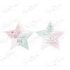 Πρόσκληση βάπτισης our little twin stars Πρόσκληση βάπτισης our little twin stars