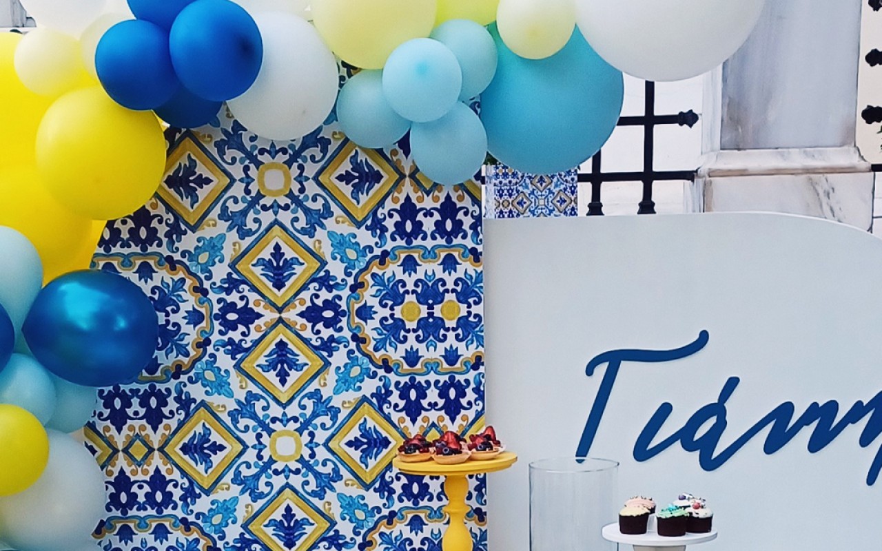 Διακόσμηση βάπτισης με ελληνικά μοτίβα & candy bar στο Μουσείο Γουλανδρή Κηφισιά Διακόσμηση βάπτισης με ελληνικά μοτίβα & candy bar στο Μουσείο Γουλανδρή Κηφισιά