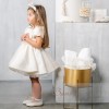 Βαπτιστικό Φόρεμα Stova Bambini - Ιβουάρ με Φιογκάκια Βαπτιστικό Φόρεμα Stova Bambini - Ιβουάρ με Φιογκάκια