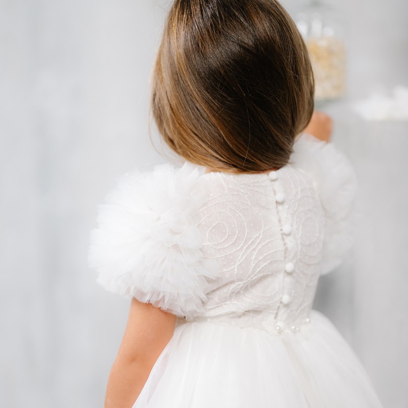 Βαπτιστικό Φόρεμα Offwhite Stova Bambini Βαπτιστικό Φόρεμα Offwhite Stova Bambini