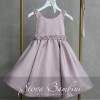 Βαπτιστικό Φόρεμα Κορίτσι Dusty Pink Limited με Χιαστί Πλάτη & Φιόγκο – Stova Bambini