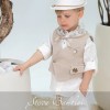 Βαπτιστικό Σύνολο Mokka με Ασύμμετρο Γιλέκο – Stova Bambini