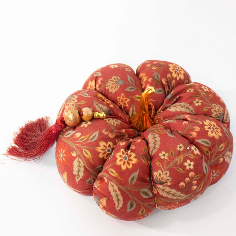 Γούρι Υφασμάτινη Κολοκύθα Terracotta 