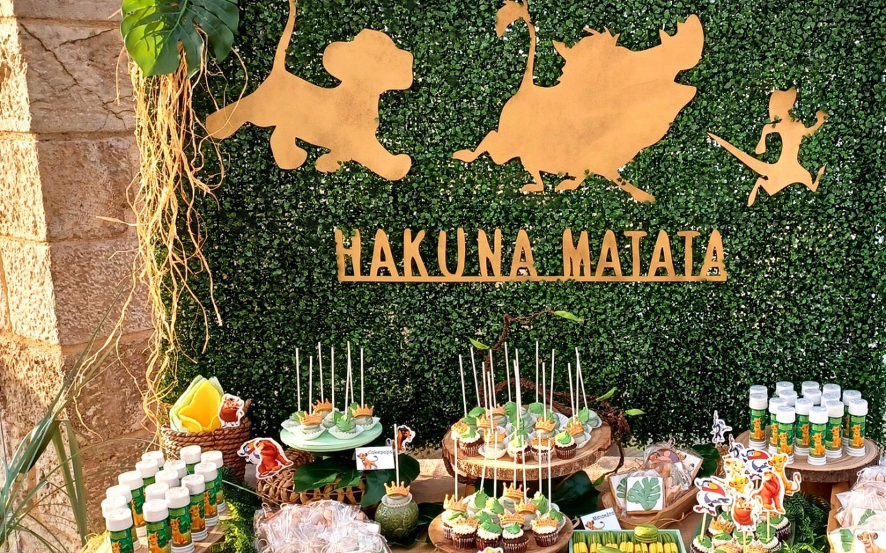 Candy Bar Βάπτισης Lion King στο Κτήμα Γρέγου – Θέμα Simba