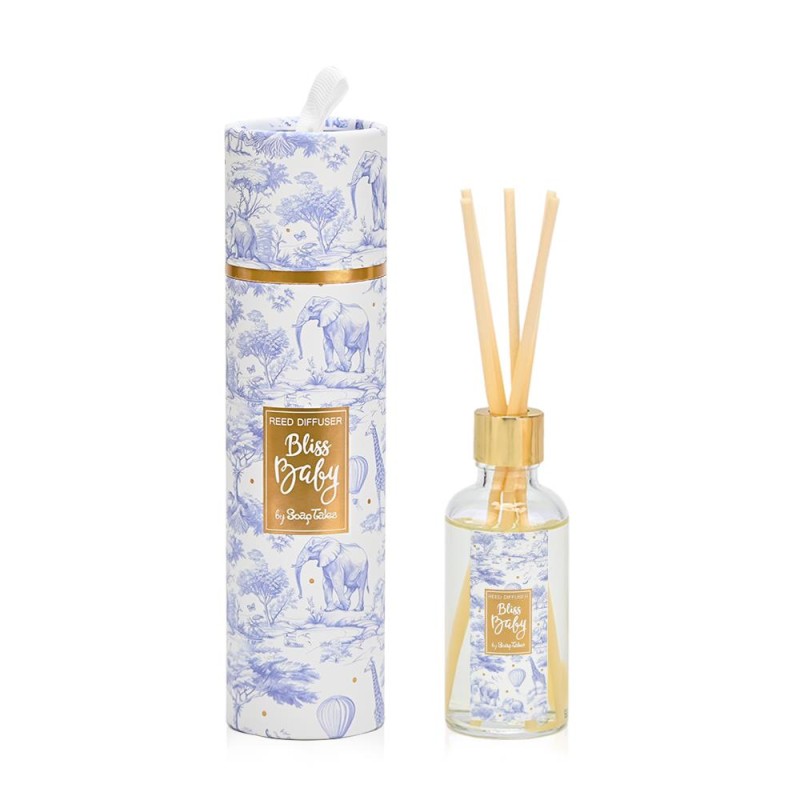 Μπομπονιέρα Βάπτισης Αρωματικό Χώρου Bliss Baby με Ζωάκια Toile