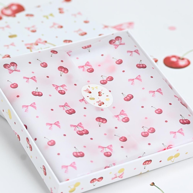 Μαντίλι Cherry Bloom – Μπομπονιέρα Βάπτισης