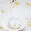 Πορσελάνινο Πιατάκι Daisy με Χρυσό Τελείωμα – Μπομπονιέρα Βάπτισης Κοριτσιού