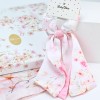 Scrunchie με Μαντιλάκι Pink Blossom – Ρομαντική Μπομπονιέρα Βάπτισης