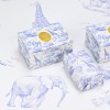 Μπομπονιέρα Βάπτισης Αρωματικό Σαπούνι με Ζωάκια σε Μπλε Αποχρώσεις
