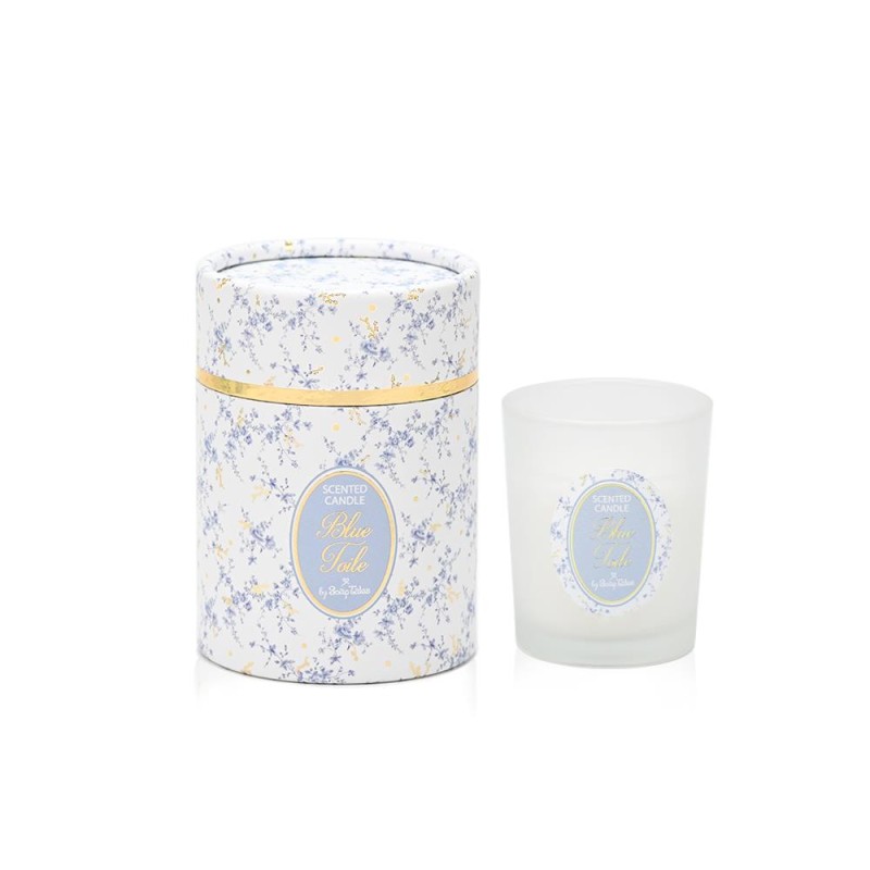 Αρωματικό Κερί Blue Toile για Μπομπονιέρα Γάμου & Βάπτισης
