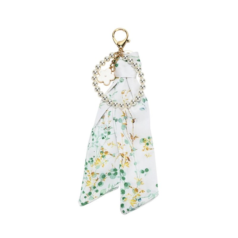 Charm Μαντιλάκι Eden με Πέρλες – Μπομπονιέρα Γάμου Βάπτισης με Φυσικό Θέμα