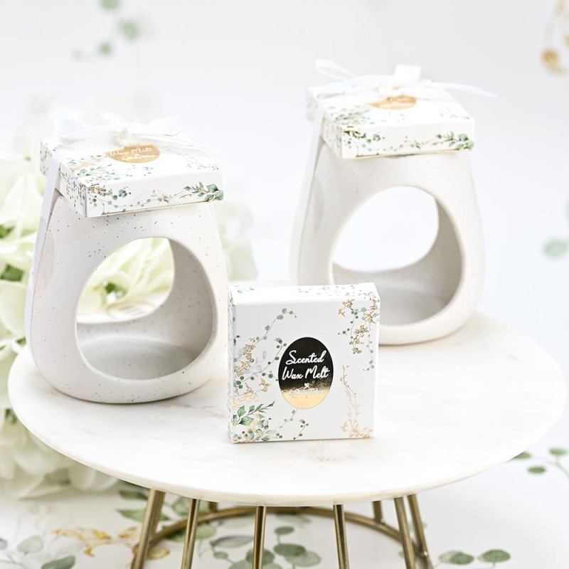 Κεραμικό Melt Burner Eden με Wax Melts σε Κουτί Μπομπονιέρα