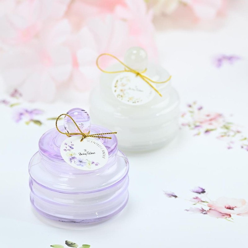 Αρωματικό κερί Flor Purple Lilac Era για μπομπονιέρα