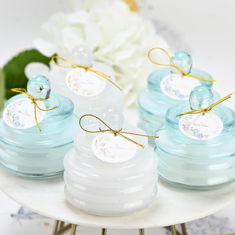 Αρωματικό κερί Flor White για μπομπονιέρα γάμου ή βάπτισης