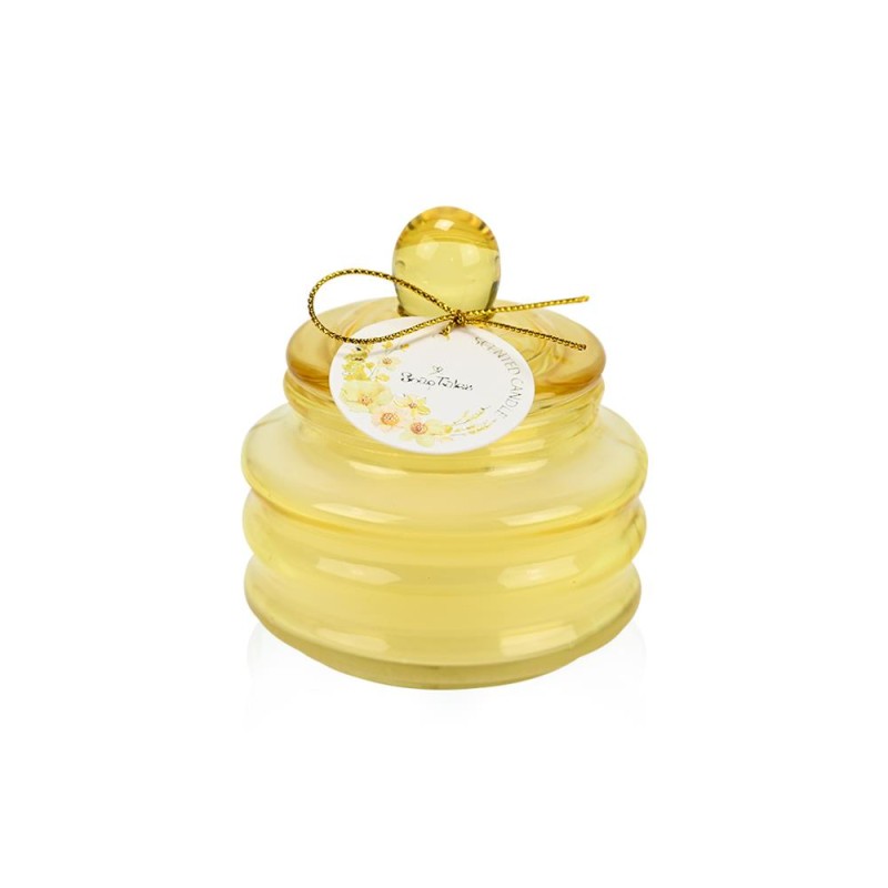 Αρωματικό κερί Flor Yellow Moonlight Garden για μπομπονιέρα