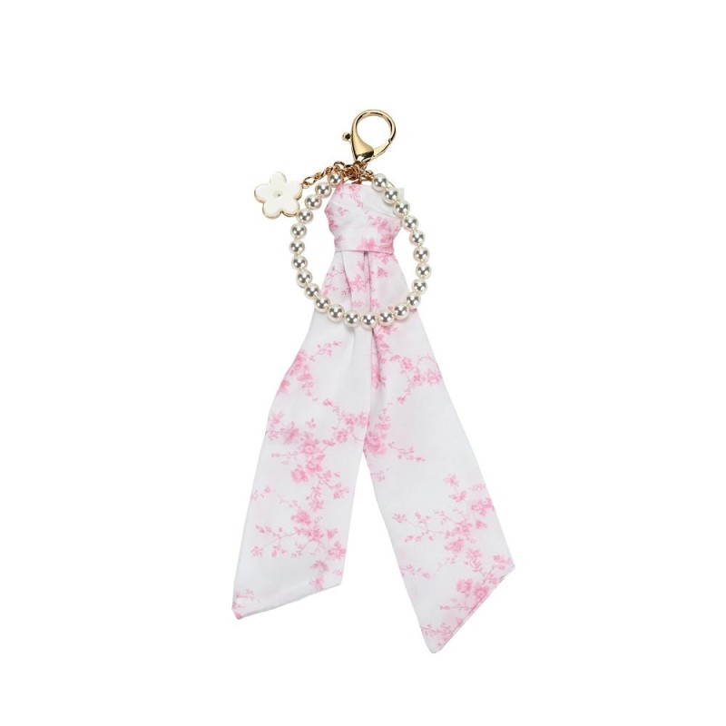 Πασχαλινή Λαμπάδα Νονάς με Δώρο Scrunchie & Charm Pink Toile