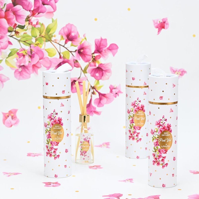 Μπομπονιέρα Αρωματικό Χώρου με Φούξια Λουλούδια – Flower Bouquet