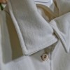 Βαπτιστικό Παλτό Βελούρ Stova Bambini - Off-White 