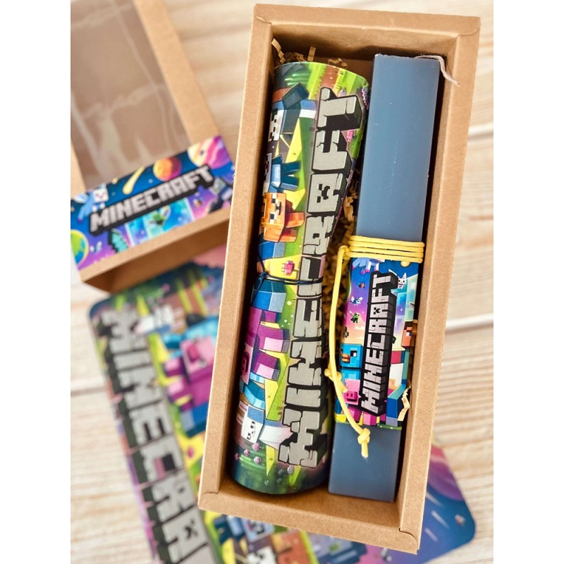 Πασχαλινή Λαμπάδα Minecraft με Mousepad