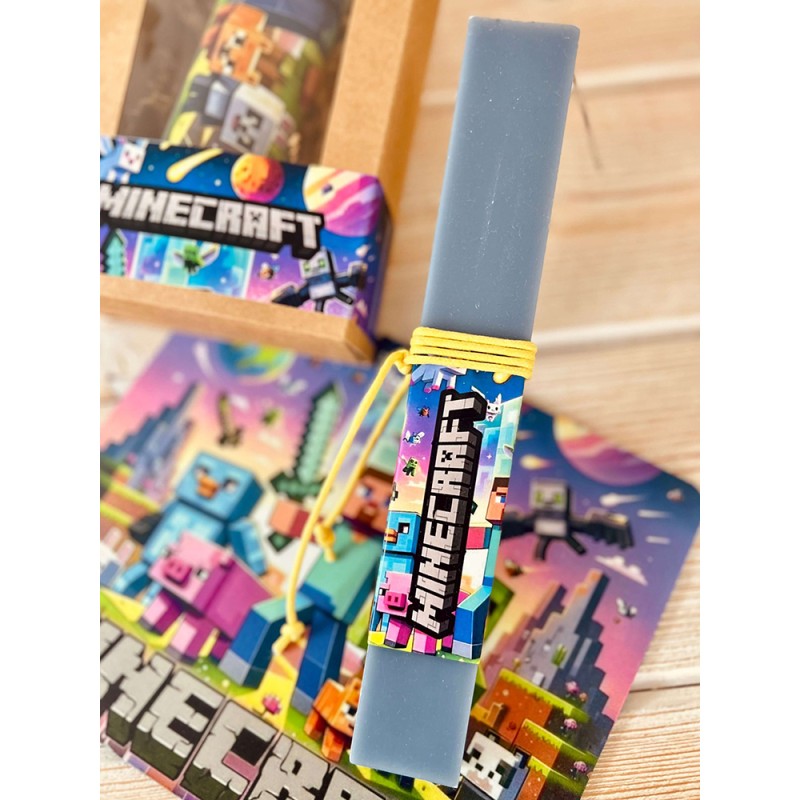 Πασχαλινή Λαμπάδα Minecraft με Mousepad