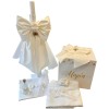 Elegant Χειμερινό Σετ Βάπτισης Stova Bambini με Μοχέρ Λουλούδια – Λαμπάδα, Λαδόπανα & Λαδοσέτ
