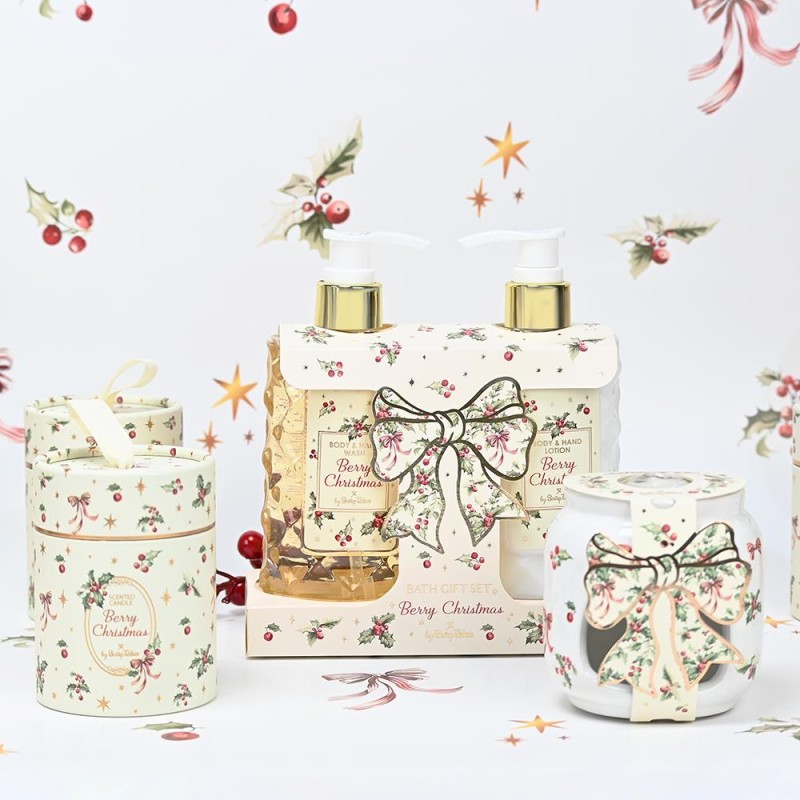 Μπομπονιέρα Χριστουγεννιάτικο Melt Burner Berry Christmas με Wax Melts